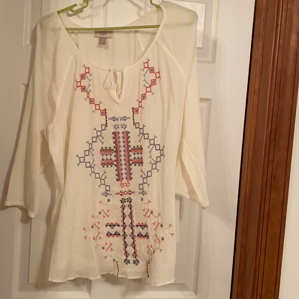 Large loft blouse